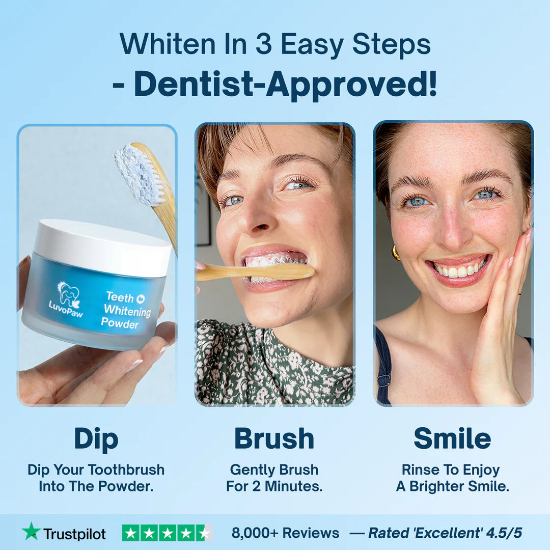 LuvoPaw Professional Teeth Whitening Powder