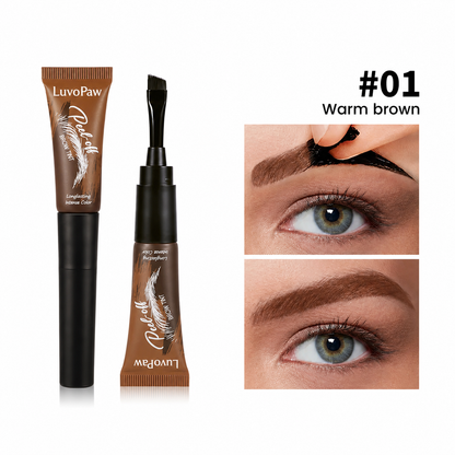 5-Shade Peel-Off Brow Tint — Waterproof, Long-Wear Definition