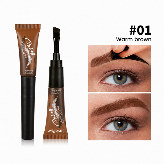 5-Shade Peel-Off Brow Tint — Waterproof, Long-Wear Definition