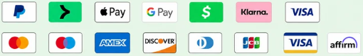 Supported payment methods